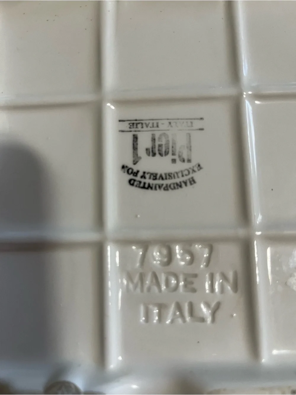 Pier 1 Mosiac Artichoke Trivet Made in Italy